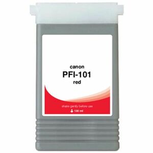 WF Non-OEM New Red Wide Format Ink Cartridge for Canon PFI-101 (0889B001AA)