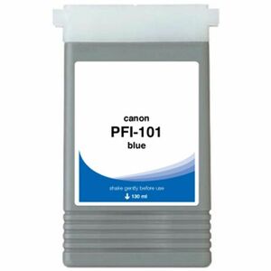 WF Non-OEM New Blue Wide Format Ink Cartridge for Canon PFI-101 (0891B001AA)