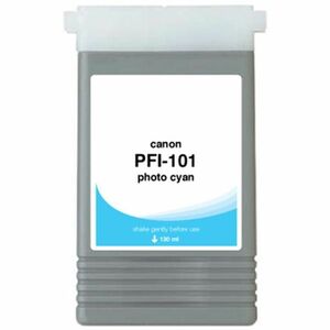 WF Non-OEM New Photo Cyan Wide Format Ink Cartridge for Canon PFI-101 (0887B001AA)