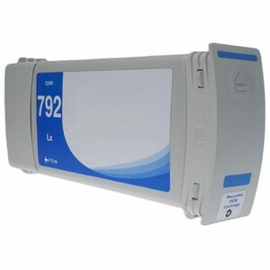 WF Remanufactured Cyan Wide Format Ink Cartridge for HP 792 (CN706A)