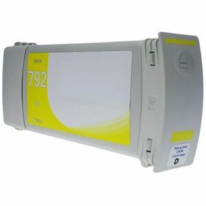 WF Remanufactured Yellow Wide Format Ink Cartridge for HP 792 (CN708A)