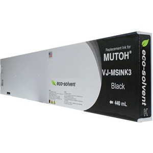 Clover Technologies Inkjet Ink Cartridge - Alternative for MUTOH (VJ-MSINK3-BK440) - Black Pack