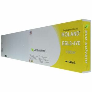 WF Non-OEM New Yellow Wide Format Inkjet Cartridge for Roland ESL3-4YE