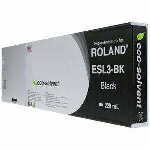 WF Non-OEM New Black Wide Format Inkjet Cartridge for Roland ESL3-BK