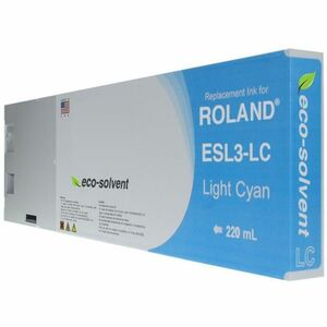 WF Non-OEM New Light Cyan Wide Format Inkjet Cartridge for Roland ESL3-LC