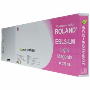 WF Non-OEM New Light Magenta Wide Format Inkjet Cartridge for Roland ESL3-LM