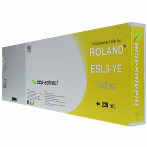 WF Non-OEM New Yellow Wide Format Inkjet Cartridge for Roland ESL3-YE