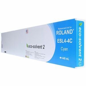 WF Non-OEM New Cyan Wide Format Inkjet Cartridge for Roland ESL4-4C