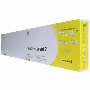 WF Non-OEM New Yellow Wide Format Inkjet Cartridge for Roland ESL4-4YE