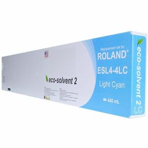 WF Non-OEM New Light Cyan Wide Format Inkjet Cartridge for Roland ESL4-4LC