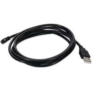 AddOn 6ft USB 2.0 (A) Male to USB 2.0 (B) Right-Angle Male Black Cable