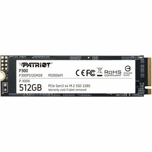 Patriot Memory P300 512 GB Solid State Drive - M.2 2280 Internal - PCI Express NVMe (PCI Express NVMe 3.0 x4)