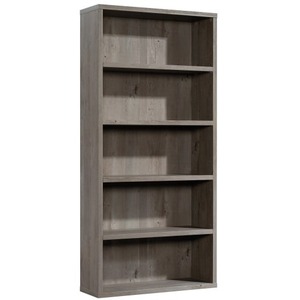 Realspace Peakwood 71 H 5 Shelf Bookcase Smoky Brown - Office Depot