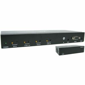 Tripp Lite by Eaton B320-4X1-MHE-K Video Extender Transmitter/Receiver - Wired - TAA Compliant