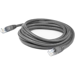 AddOn 7ft RJ-45 (Male) to RJ-45 (Male) Gray Cat6 STP PVC Copper Patch Cable