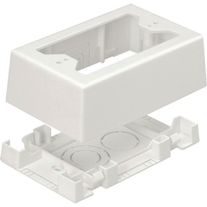 Panduit Surface Raceway Low Voltage Junction Box, White