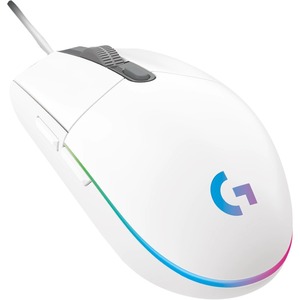 Logitech G203 Gaming Mouse - USB - 6 Button(s) - White
