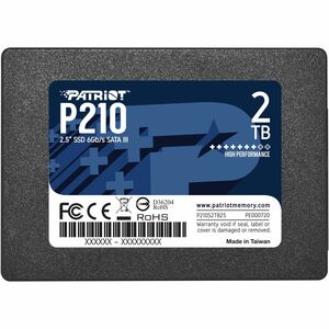 Patriot Memory P210 P210S2TB25 2 TB Solid State Drive - 2.5" Internal - SATA (SATA/600)