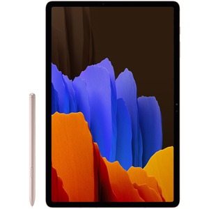 Samsung Galaxy Tab S7+ SM-T970 Tablet - 12.4" WQXGA+ - 3.09 GHz 2.40 GHz 1.80 GHz - 6 GB RAM - 128 GB Storage - Android 10 - Mystic Bronze