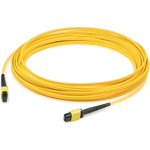 AddOn 8m MPO (Female) to MPO (Female) Yellow OS2 Duplex Fiber LSZH-rated Patch Cable