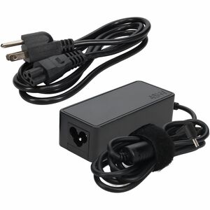 AddOn Lenovo ADLX45DLC3A Compatible 45W 20V at 2.25A Black 3.0 mm x 1.0 mm Laptop Power Adapter and Cable