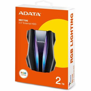 Adata HD770G AHD770G-2TU32G1-CBK 2 TB Hard Drive - External - Black