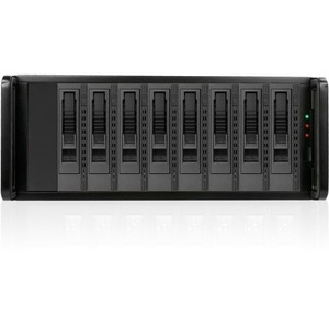 RAIDage JAGE480HDBK-M1 Drive Enclosure SAS-2, SATA/600 - Mini-SAS HD Host Interface - 4U Rack-mountable - Black