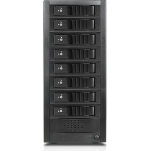 RAIDage JAGE9BT8HDBKDE-SEA Drive Enclosure 12Gb/s SAS, SATA/600 - Mini-SAS HD Host Interface Tower - Black