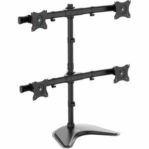 Tripp Lite TV Desk Mount Monitor Stand Quad-Display Swivel Tilt for 13-27in Flat Screen Displays