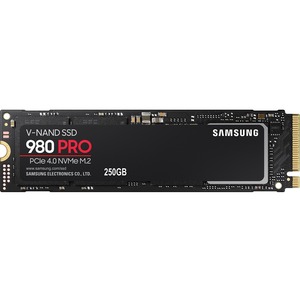 Samsung 980 PRO MZ-V8P250B/AM 250 GB Solid State Drive - M.2 2280 Internal - PCI Express NVMe (PCI Express NVMe 4.0 x4)