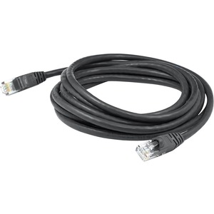 AddOn 8ft RJ-45 (Male) to RJ-45 (Male) Black Cat6 STP PVC Copper Patch Cable