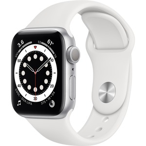 Refurbished: Apple Watch Series 6 44mm Silver Aluminum Case with