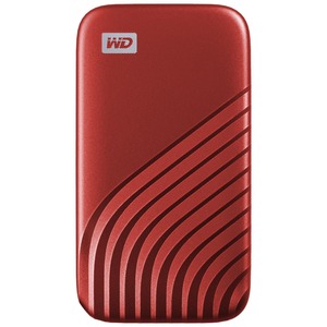 WD My Passport WDBAGF0020BRD-WESN 2 TB Portable Solid State Drive - External - Red