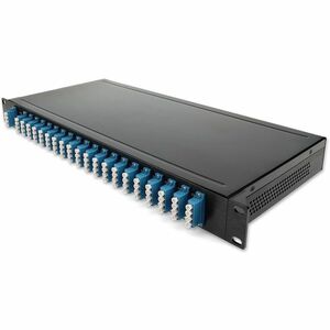 40 Channel High Performance DWDM MUX and DEMUX (Duplex), 1U Rack Mount, Channels 21-60, with Monitor Port (2%), LC/UPC Adapters