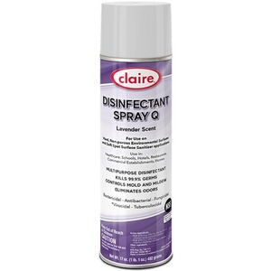 Disinfectant Spray Q, Lavender Scent, 20 Oz. Aerosol