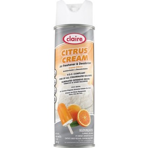 Air Freshener & Deodorizer, Citrus Cream Scent, 20 Oz. Aerosol