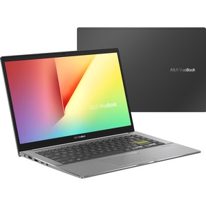 Asus VivoBook S14 S433 S433EA-DH51 14" Notebook - Full HD - 1920 x 1080 - Intel Core i5 11th Gen i5-1135G7 Quad-core (4 Core) 2.40 GHz - 8 GB Total RAM - 512 GB SSD - Indie Black, Light Gray