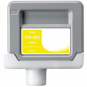 WF Non-OEM New Yellow Wide Format Ink Cartridge for Canon PFI-303 (2961B001AA)