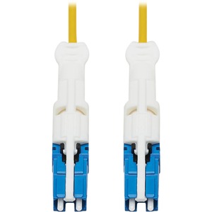 Tripp Lite Duplex Singemode 400Gb Fiber Optic Cable 9/125 OS2 LSZH Yellow 1M