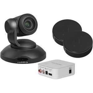 Vaddio ConferenceSHOT AV Conference Camera System - Includes PTZ Camera and Two TableMic Conferencing Microphone - Black