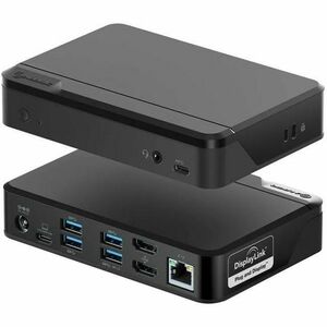 ALOGIC Universal Twin HD Docking Station with USB-C & USB-A Compatibility - Dual Display 1080p@60Hz