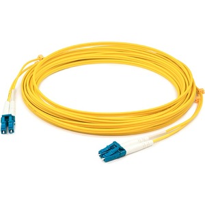 AddOn 97m LC (Male) to LC (Male) Straight Yellow OS2 Duplex LSZH Fiber Patch Cable