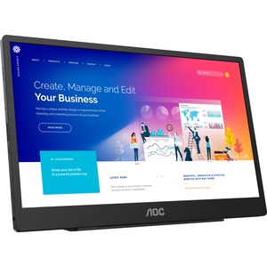 AOC 16T2 15.6" LCD Touchscreen Monitor - 16:9 - 4 ms GTG