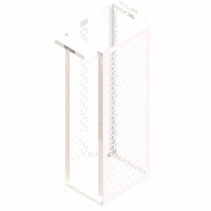 Ortronics MM20 Channel Rack, 30" Deep, 7 ft, 45 RU, Tapped, White