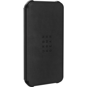 Urban Armor Gear Metropolis Carrying Case (Folio) Apple iPhone 12 mini Smartphone - LTHR ARMR Black