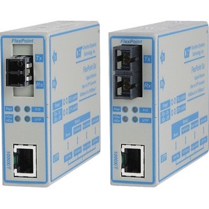 Omnitron Systems Gigabit Ethernet Copper to Fiber Media Converter