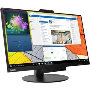 Lenovo ThinkCentre TIO27 27" Webcam WQHD WLED LCD Monitor - 16:9 - Black