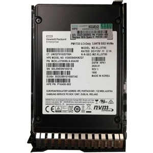 HPE 3.84 TB Solid State Drive - 2.5" - PCI Express NVMe (PCI Express NVMe x4) - Read Intensive
