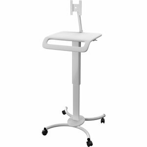 CTA Digital Height-Adjustable Rolling Medical Workstation Cart with VESA Plate