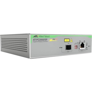 Allied Telesis PoE+ to SFP Switching Media Converter